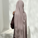 Hijab rose, khimar rose, pae vieux rose, hijab prêt a enfiler rose poudré, mastour, hijab line, hijab mousseline vieux rose, rose poudré, hijab soie de medine vieux rose, rose poudré,