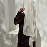 Hijab ivoire, khimar ivoire, pae ivoire, hijab prêt a enfiler ivoire, mastour, hijab line, hijab mousseline ivoire, hijab soie de medine ivoire, hijab jazz, sedef