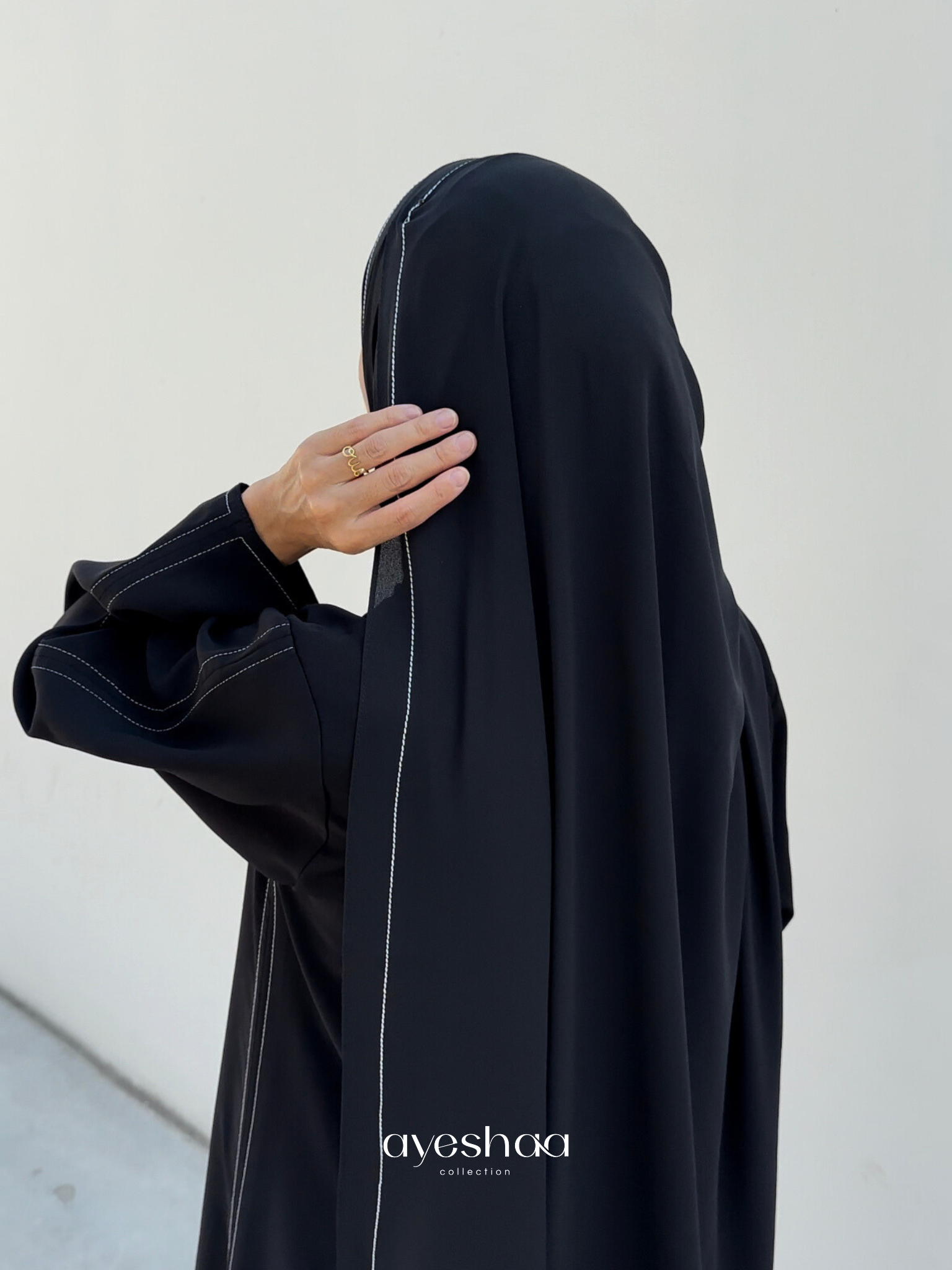 hijab line ayeshaa collection, hijab premium, hijab dubai, hijab broderie, hijab soie de medine, hijab fluide, hijab mariage