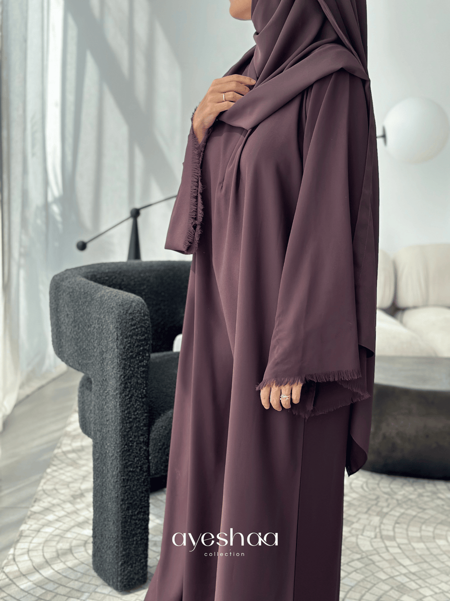 abaya simple, abaya marron, abaya allaitement, abaya nidha, abaya mastour, faraasha, jennah boutique, ayeshaa collection, abaya dubai