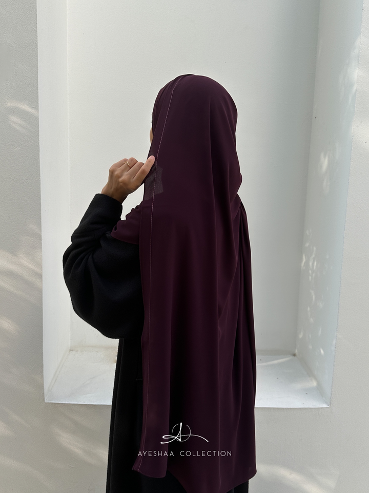 Hijab LINE - Plum