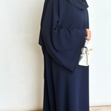 Abaya navy,abaya bleue nuit, abaya black, abaya creation, abaya designer, abaya Dubai,abaya France, abaya simple,hijab bleu nuit, hijab noir