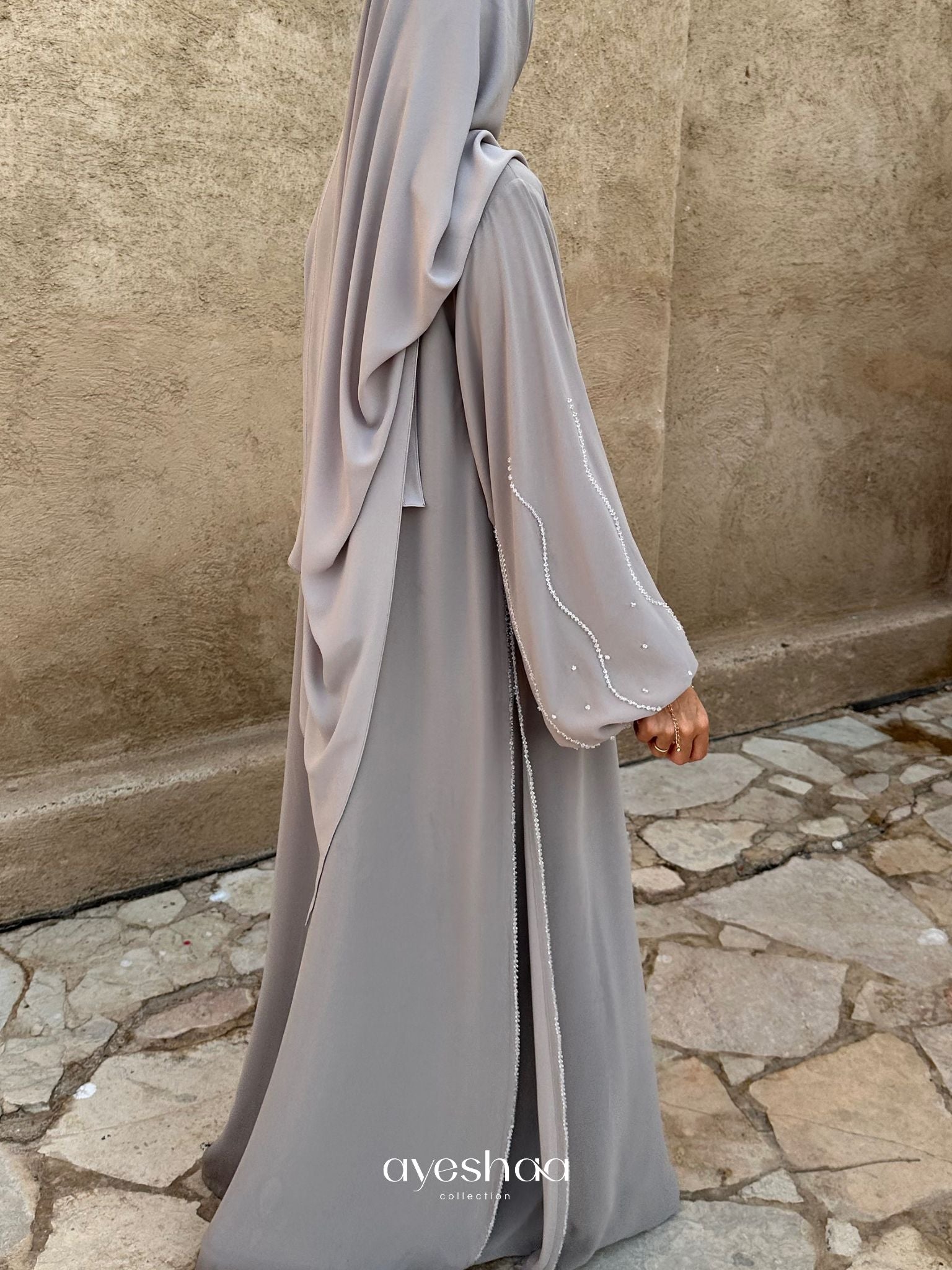 abaya mariage dubai abaya mousseline 