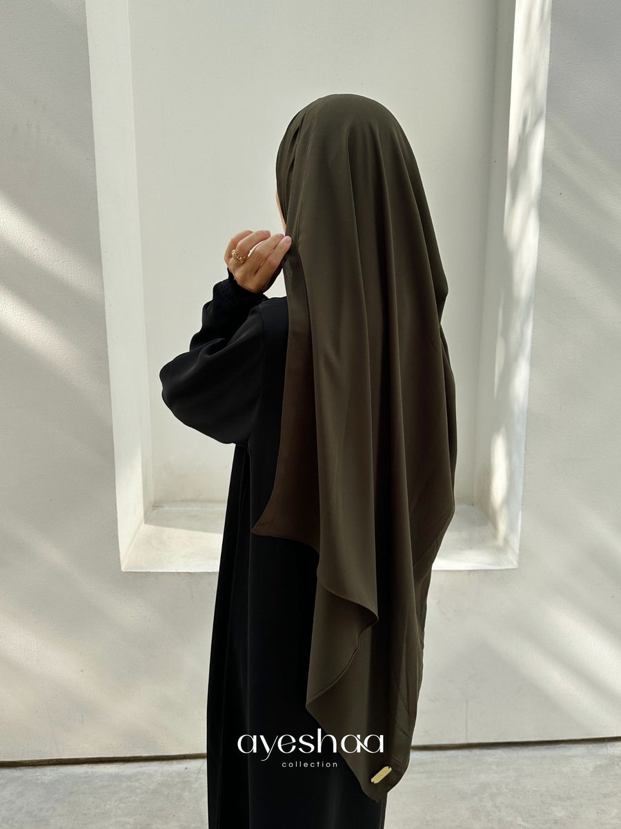 Hijab LINE - Olivewood