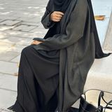abaya verte, kimono kaki abaya Dubai, hijab noir, hijab line, abaya papillon, abaya lin, abaya dubai, abaya été, jennah boutique, classy mastour, mastour, abaya moderne, abaya petite taille, abaya grande taille