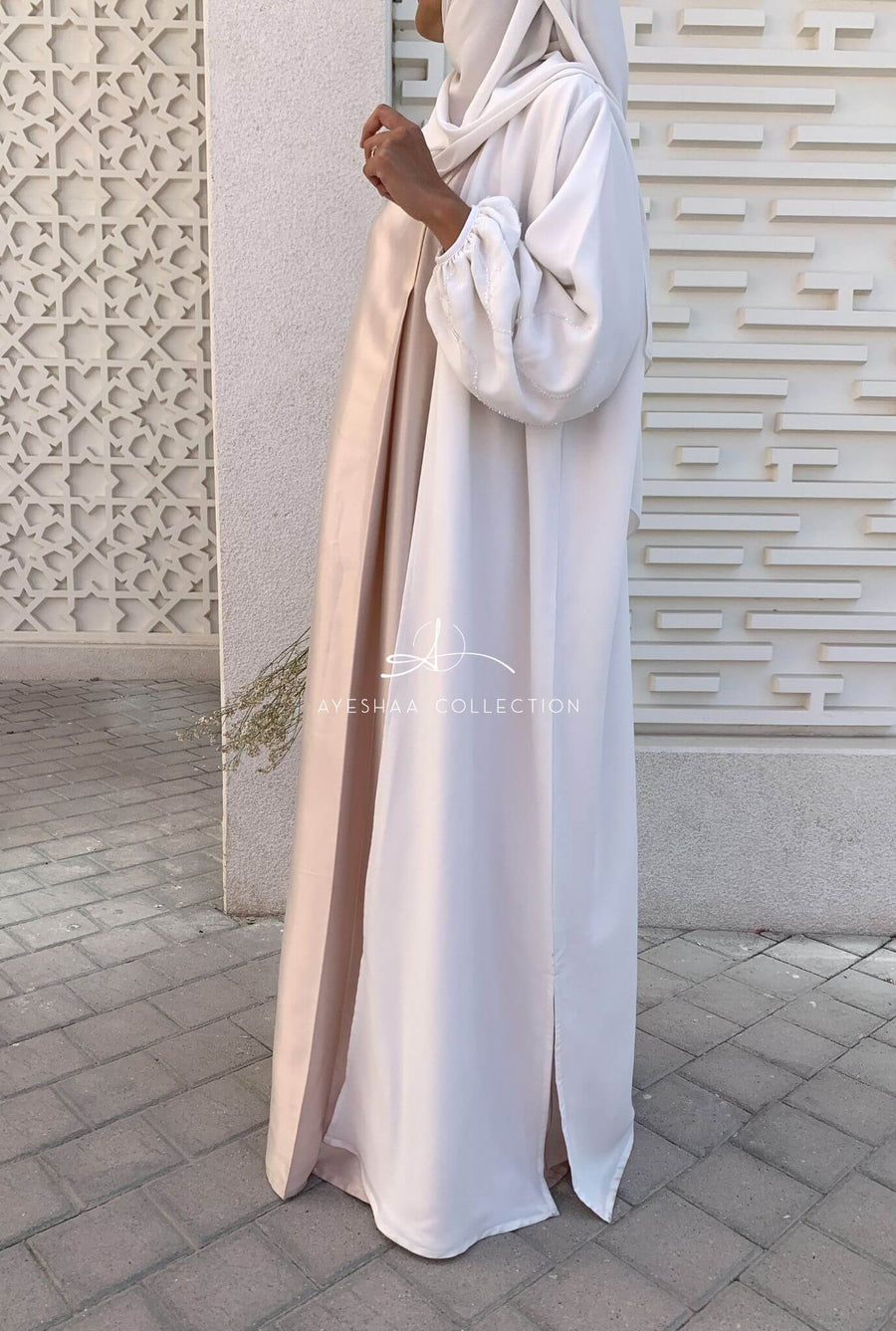 abaya dubai, abaya mariage, abaya eid, abaya nude, abaya pastel, ensemble abaya, ensemble de mariage, ensemble mastour, set,